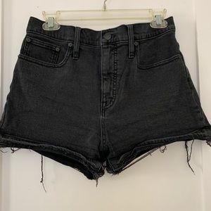 Madewell Raw Hem Cutoff Shorts